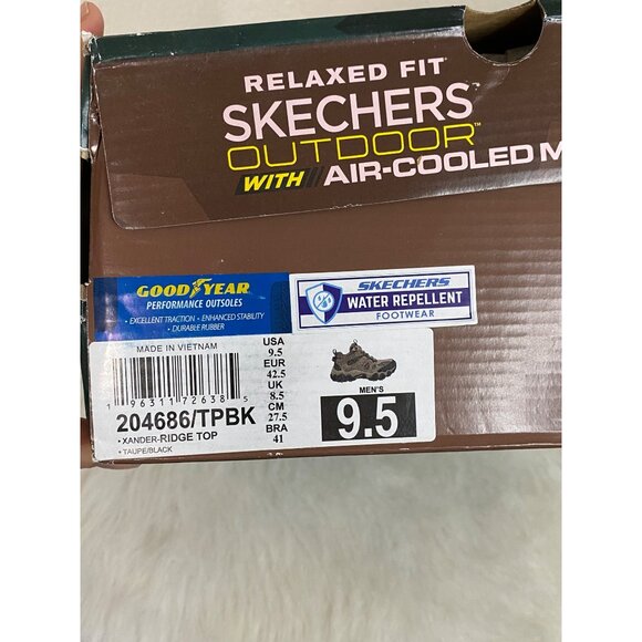 Skechers Mens 9.5 Xanner-Ridge Outdoor Hiking Boots Air-Cooled Memory Foam - Picture 3 of 11